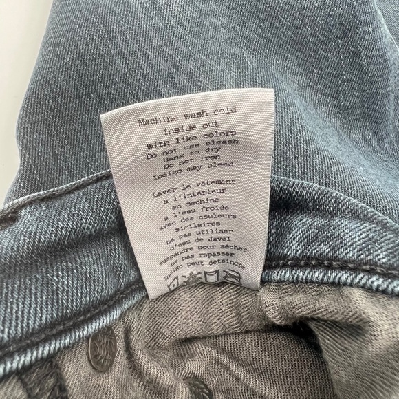 rag & bone High-Rise Skinny Ankle Frayed Hem Distressed Jeans Size 28 Women's - Picture 8 of 8